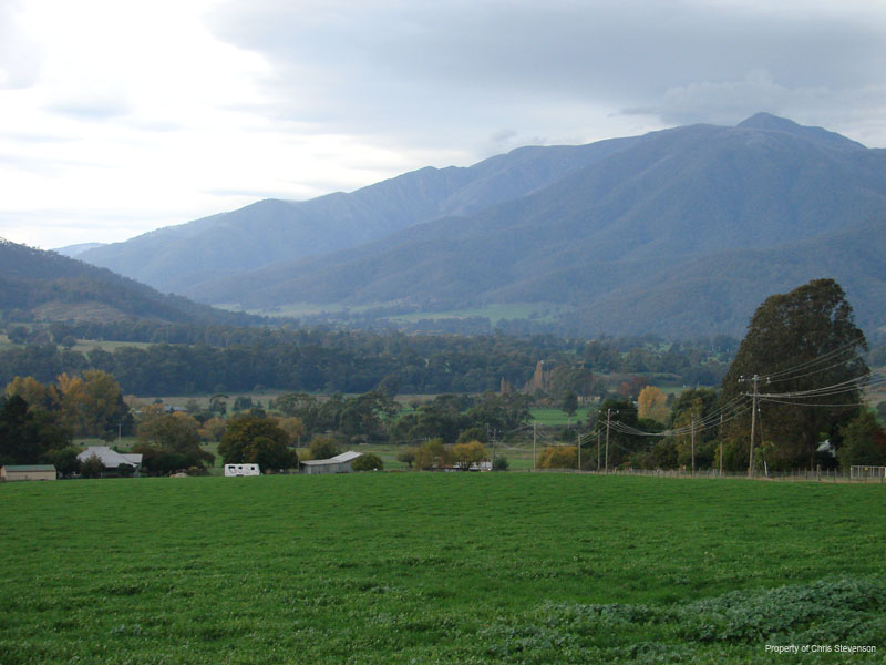 B. View of Bogong and Staircase Spur