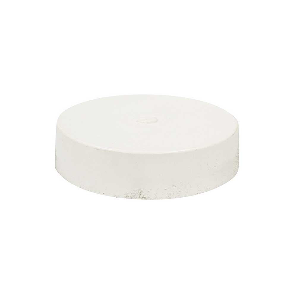 Communication PVC White Conduit Cap Push On 150mm