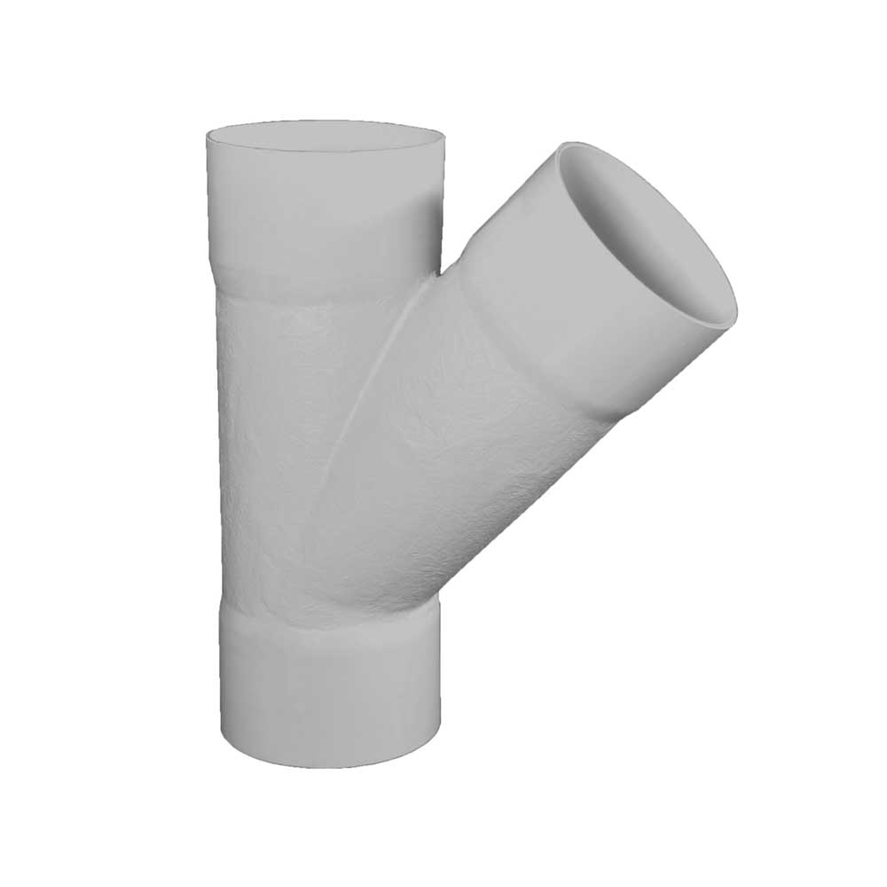 DWV PVC Pipe Plain Junction 300mm x 45 Degree