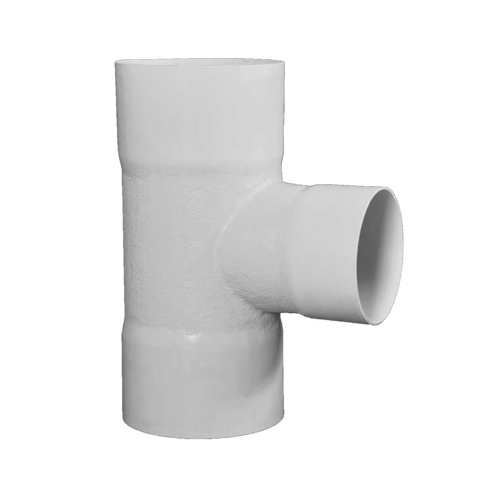 DWV PVC Pipe Reducing Junction 375mm X 225mm X 88 Degree