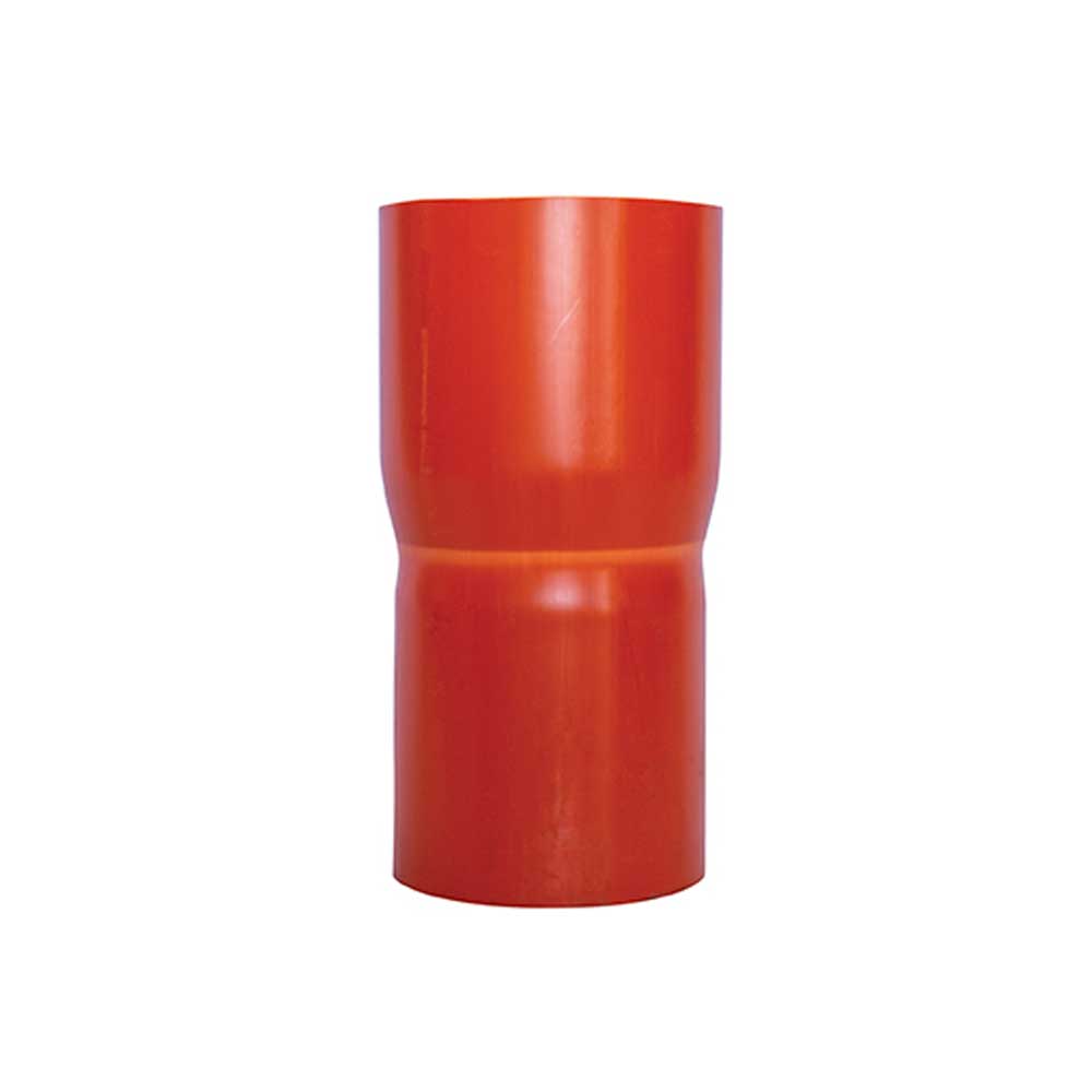 Electrical PVC Orange Conduit Coupling Adaptor 140mm PE to 125mm PVC