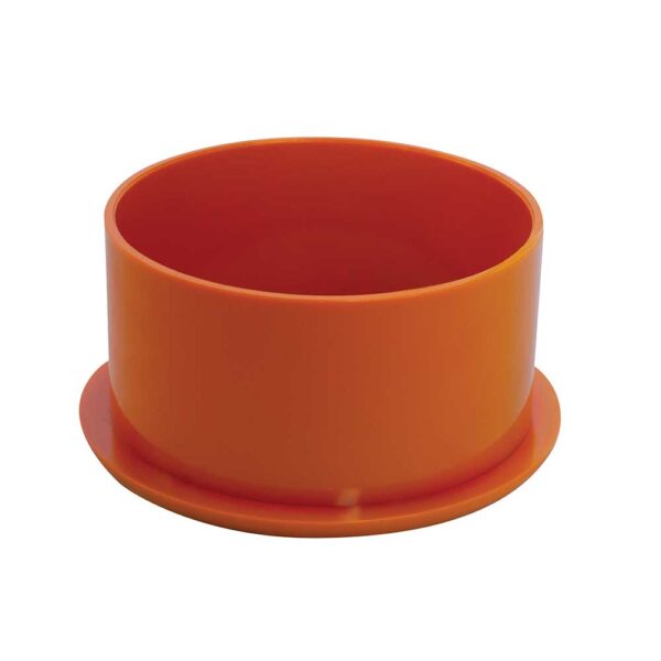 Electrical PVC Orange Conduit Pit Spigot Bush 100mm