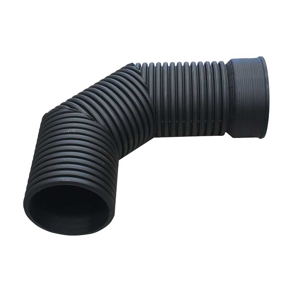 Stormwater Drainage HDPE Bend F&F 225mm x 90 Deg