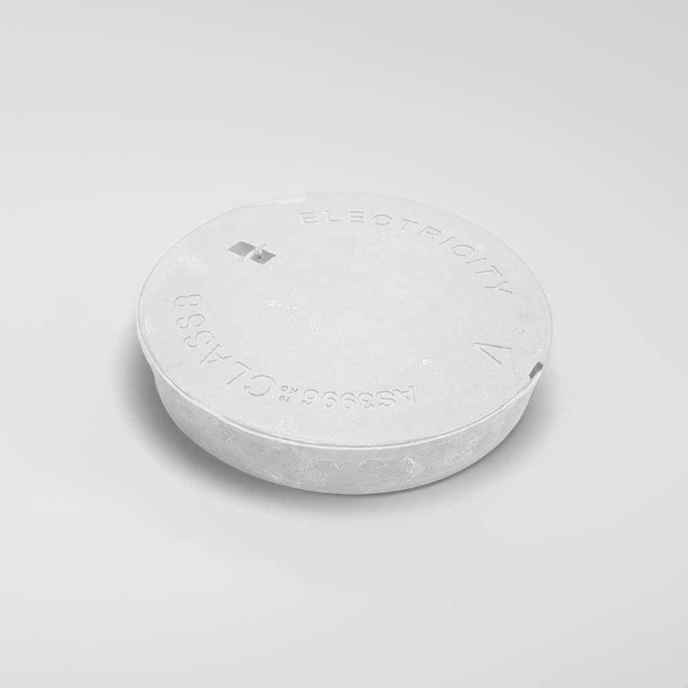 Round Composite Electrical Service Lid