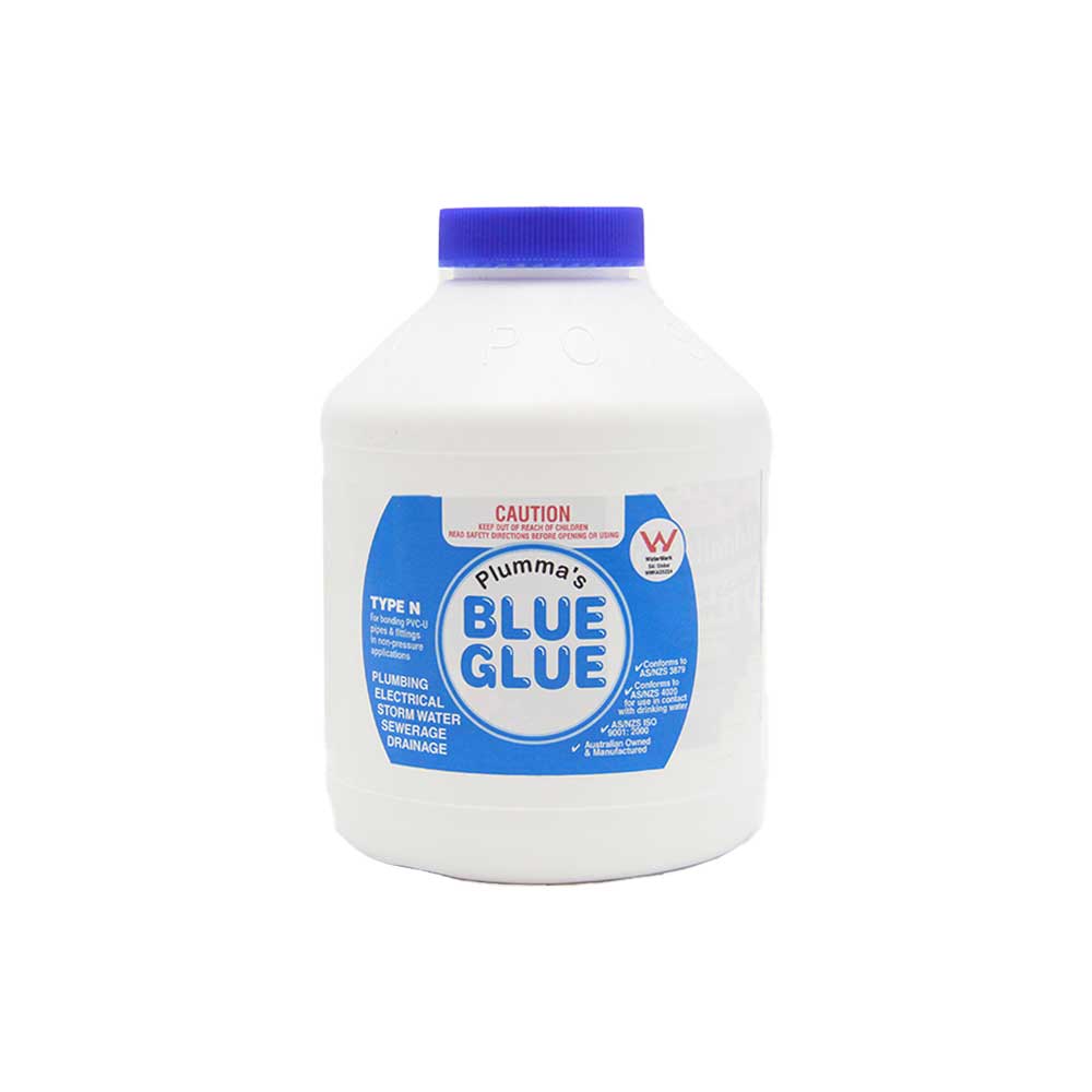 Solvent Cement Blue Glue PVC Type N 1 Litre