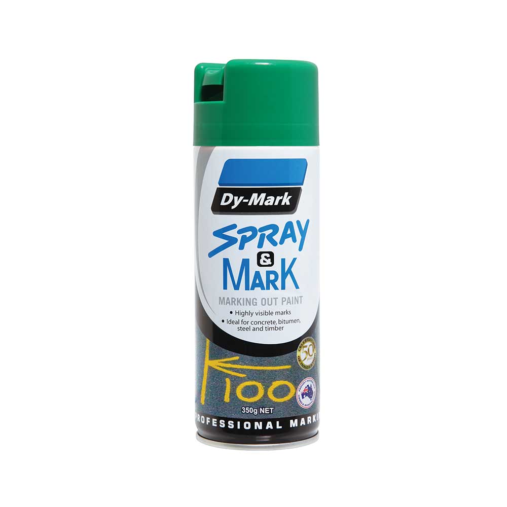 Spray & Mark Paint 350g Dy-Mark Green