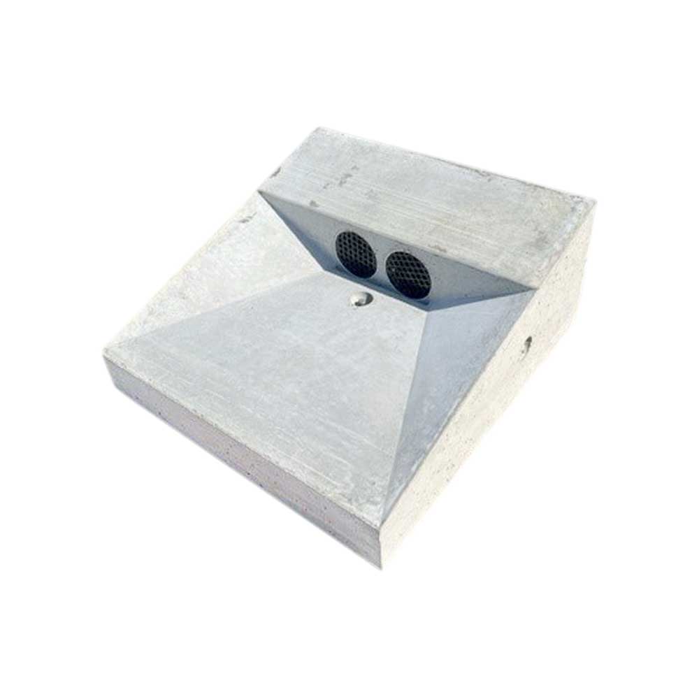 870mm x 890mm x 310mm Vic Roads Double Concrete Batter Outlet