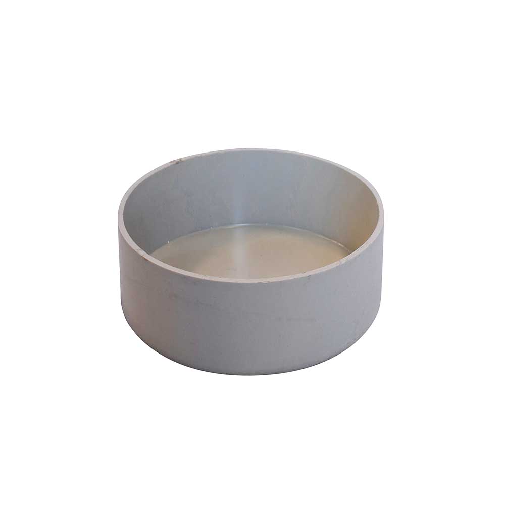 Electrical Grey PVC End Cap
