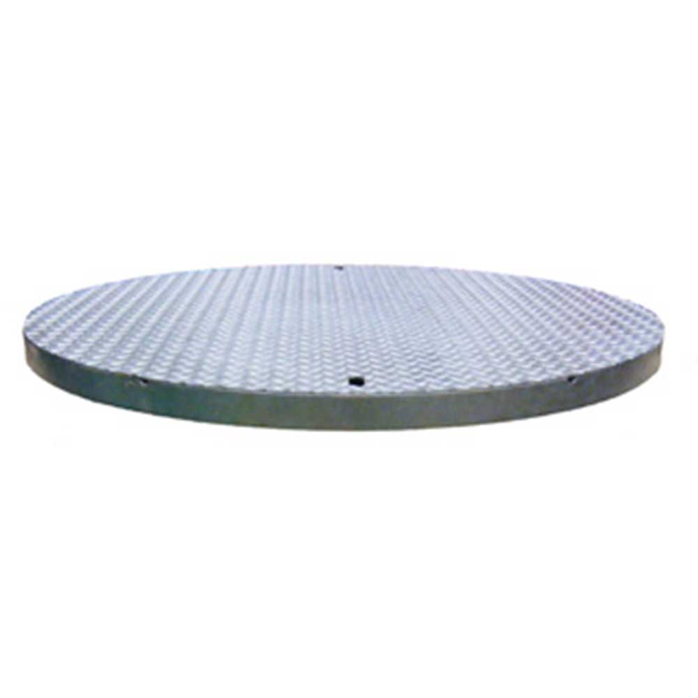 Galvanised Round Rail 1000mm Lid