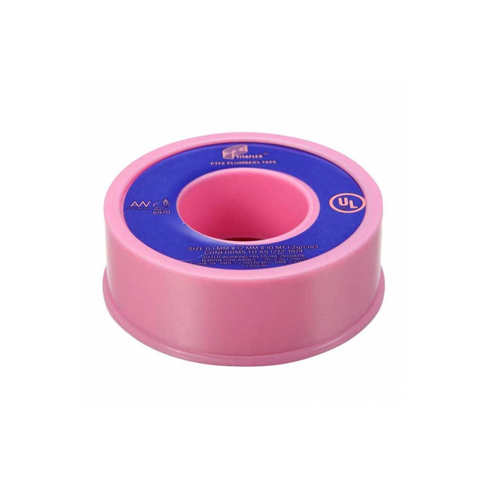Pink High-Density Teflon Tape