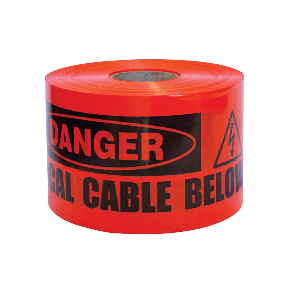 Underground Buried Fire Main Warning Tape – Non-Detectable