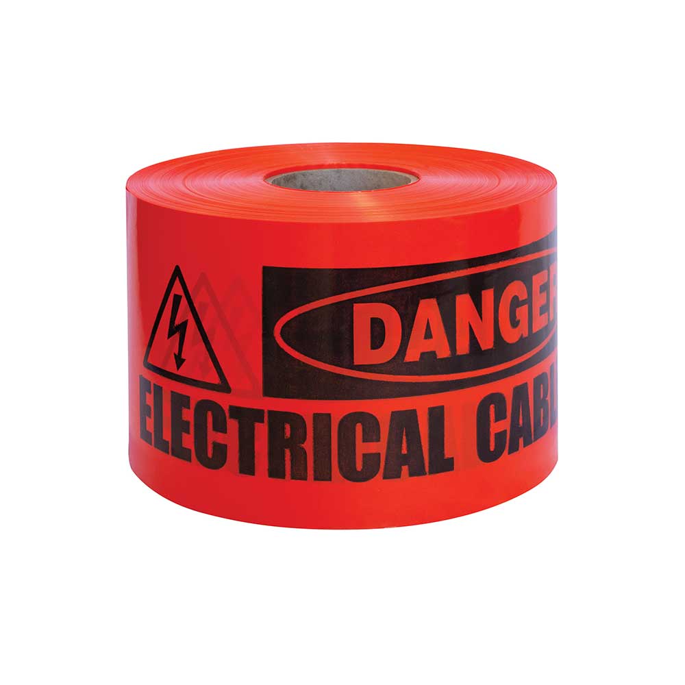 Underground Electrical Warning Tape – Non-Detectable