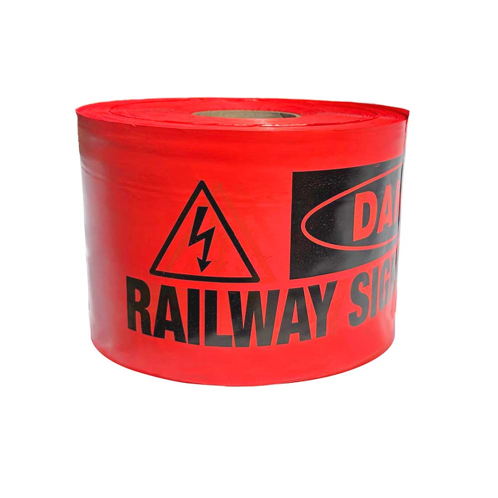Underground Railway Signalling Warning Tape – Non-Detectable