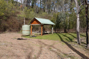 Browns Campsite our lunch spot.